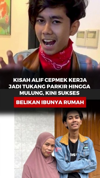 Kisah Alif Cepmek Kerja Jadi Tukang Parkir Hingga Mulung, Kini Sukses Belikan Ibunya Rumah