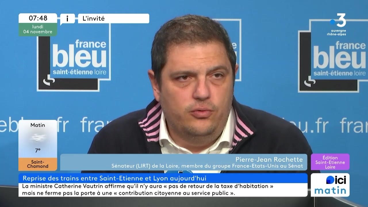 Elections US, cars entre Saint-Etienne et Lyon, derby : Pierre-Jean Rochette, sénateur de la Loire