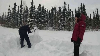 Hot Tent Camping in Alaska (surrounded by wolves)
