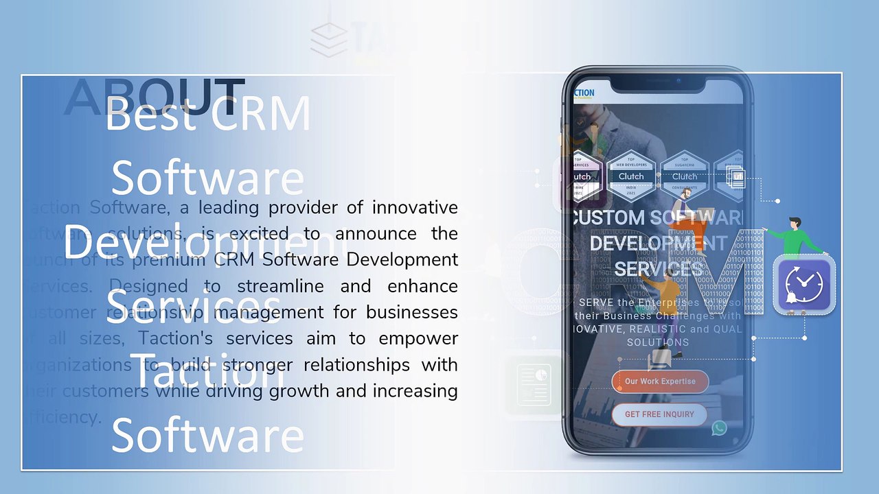 Best CRM Software Development Services - Taction Software