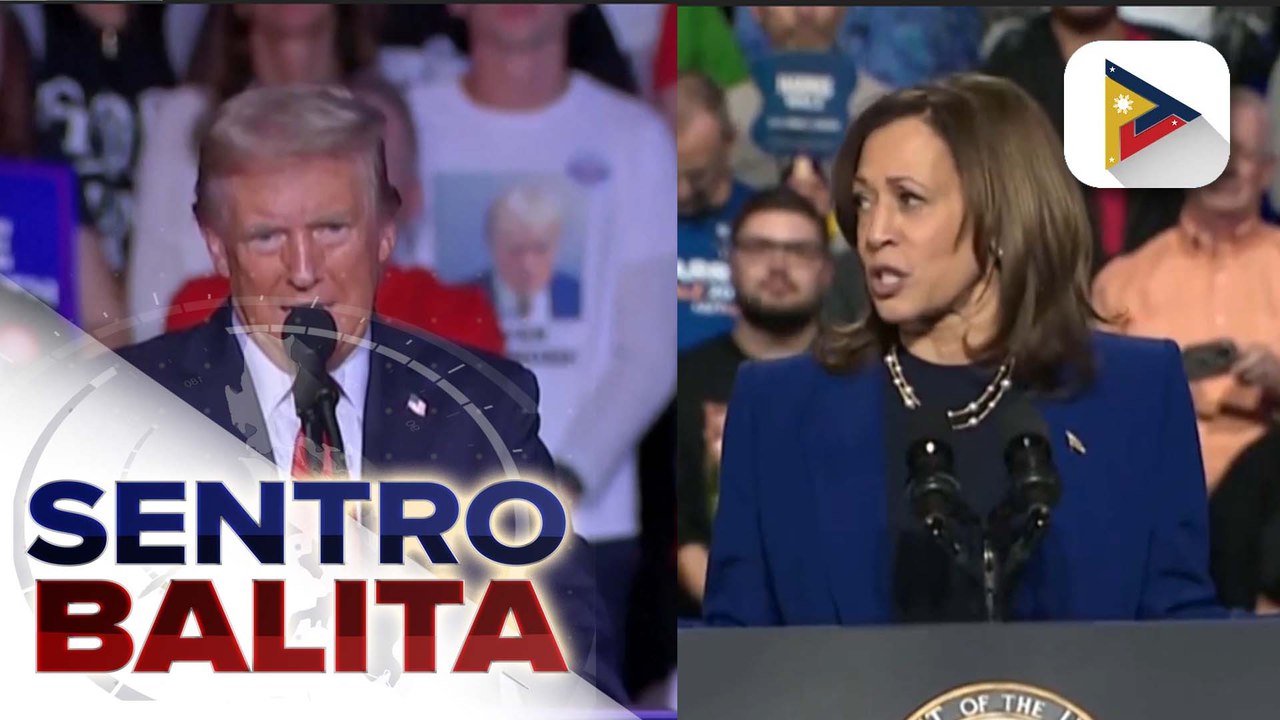 VP Harris at dating U.S. Pres. Trump, todo kampanya sa harap ng nalalapit na U.S. presidential elections