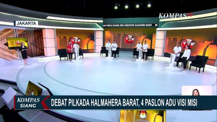 Debat Pilkada Halmahera Barat, Adu Gagasan Inovasi Pelayanan Publik, SDM dan Kesejahteraan Sosial