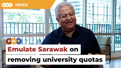 Sarawak’s removal of varsity quotas should be emulated, says ex-minister