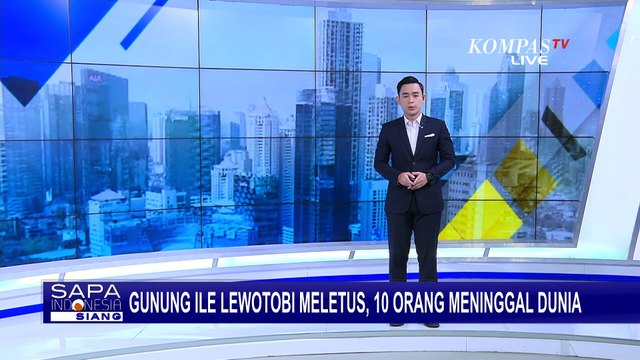 Gunung Ile Lewotobi NTT Meletus, 10 Orang Meninggal Dunia
