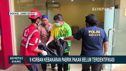 Update Kebakaran Pabrik Pakan Ternak di Bekasi, 9 Jenazah Belum Teridentifikasi