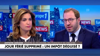 Déficit public : «Travailler plus, collectivement, c'est indispensable», assure Antoine Armand