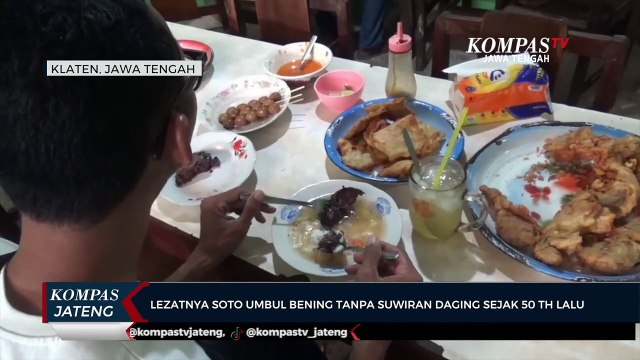 Lezatnya Soto Umbul Bening Tanpa Suwiran Daging Sejak 50 Tahun Lalu