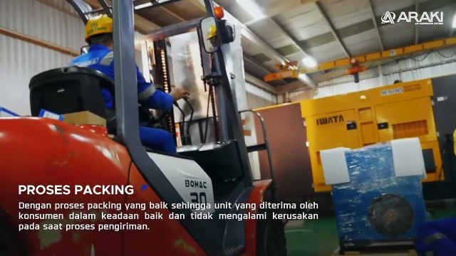 PROJECT ARAKI SCREW AIR COMPRESSOR GTR 11A - PT. PERSADA KAYU INDAH SENTOSA TANGERANG, BANTEN