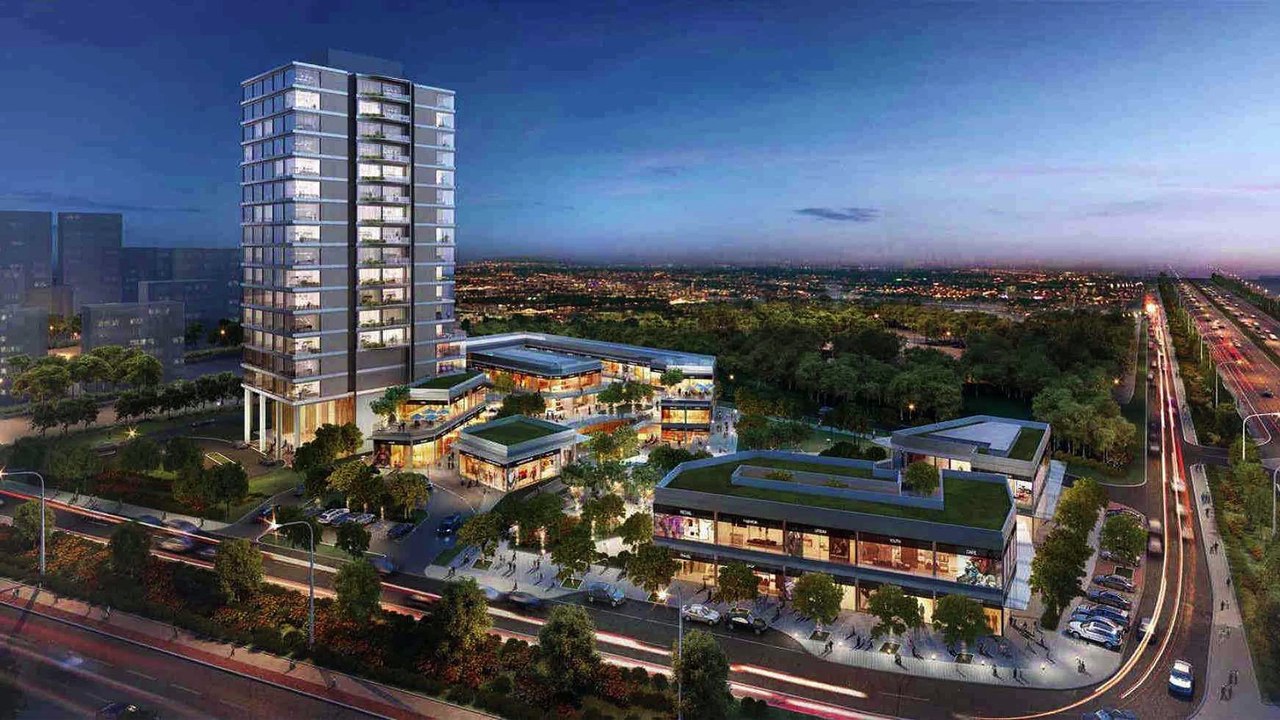 Floor plans for the Sattva Lumina three-bedroom apartment.