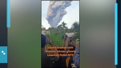 Gunung Lewotobi Laki-Laki NTT Meletus, 10 Orang Tewas