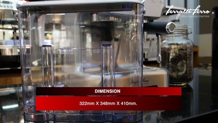 JUAL MESIN KOPI ESPRESSO DISERTAI DENGAN MESIN GRINDER BUILT IN - FERRATTI FERRO FCM 5700AC
