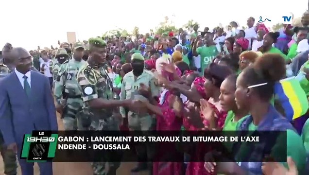 [#Reportage] Gabon : lancement des travaux de bitumage de l’axe Ndende-Doussala