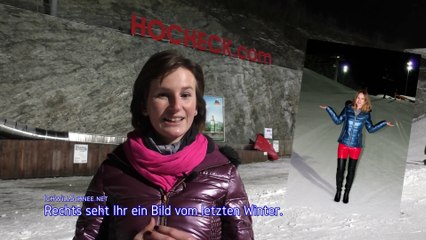Ski-Reportage mit Lena: Nachtskifahren am Hocheck, 01/2020.