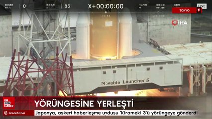 Japonya Savunma Bakanlığı'na ait Kirameki 3 uydusu yörüngesine yerleşti
