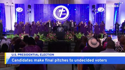 Harris, Trump Hold Final Rallies Before Election Night