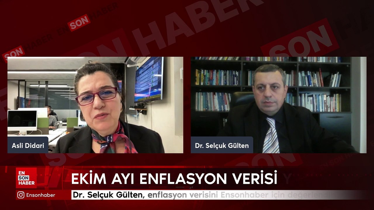 Ekonomist Dr. Selçuk Gülten, ekim ay enflasyon verisini Ensonhaber için değerlendirdi