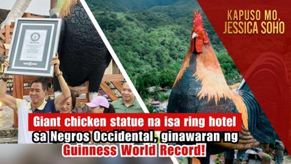 Hotel sa Negros Occidental, dambuhalang manok panabong ang disenyo! | Kapuso Mo, Jessica Soho