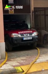 Bomberos de Ciudad Real trabajan en la zona afectada por la dana