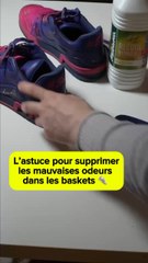 L’astuce pour supprimer les mauvaises odeurs des baskets 