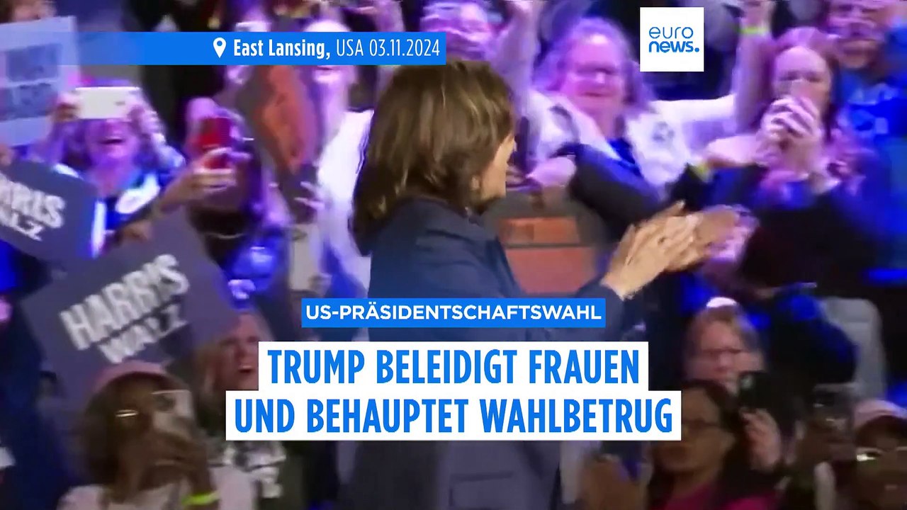 US-Präsidentschaftswahl: Trump spricht von Wahlbetrug, Harris verspricht Politik ohne Angst und Spaltung