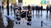 Festa 4 novembre, Mattarella depone corona all'Altare della Patria