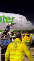 El dispositivo de emergencias llegando a Valencia desde Canarias - Cabildo de Tenerife