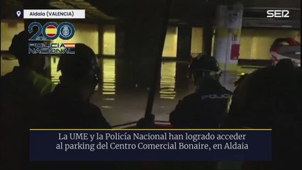 El avance de los servicios de rescate este 4 de noviembre