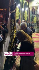 رغم حالته الصحية ، الفنان القدير فاروق فلوكس يقدم واجب العزاء في الراحل مصطفى فهمي