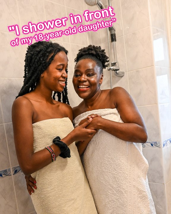"I shower in front of my daughter, 18, to show her what a real body looks like"