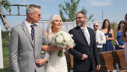 Bride's Biological Dad Asks Stepdad To Walk Aisle With Them Arm In Arm | Happily TV