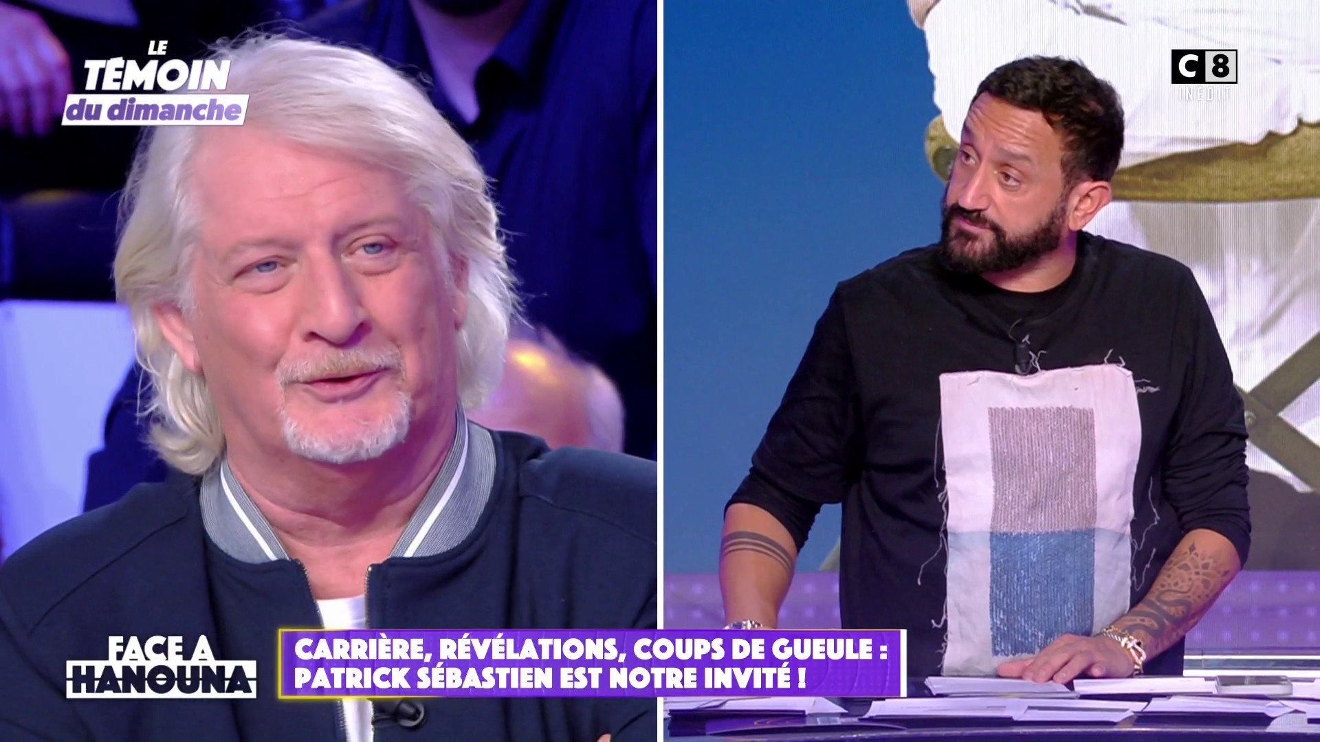 Carrière, révélations, coups de gueule : Patrick Sébastien dans "Face à  Hanouna"