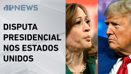 Eleição nos EUA: Trump e Kamala estão empatados tecnicamente nos swing states