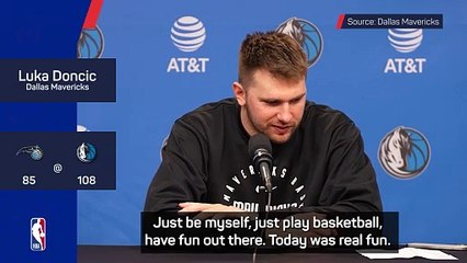 Doncic finding joy in playing again