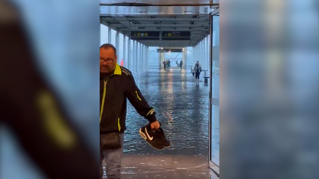 El Prat se inunda y las lluvias torrenciales en Barcelona y Tarragona provocan la suspensión de Rodalies y carreteras cortadas