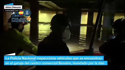 La Policía Nacional inspecciona el garaje de Bonaire
