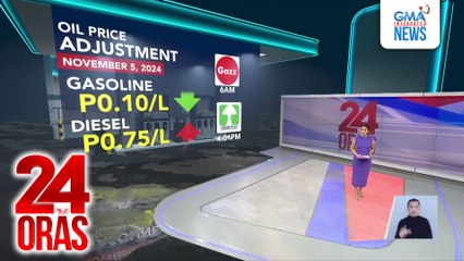 Presyo ng ilang produktong petrolyo, may dagdag-bawas simula bukas | 24 Oras