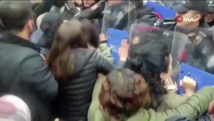  Batman Belediyesi önünde arbede: 9 kişi gözaltına alındı