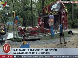 Caracas I Ciudadanos visitan los espacios recreativos dispuestos para el disfrute familiar