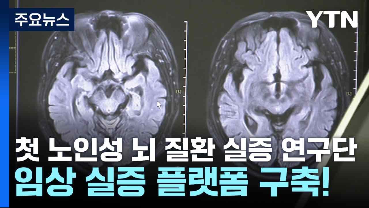 첫 노인성 뇌 질환 실증 연구단...임상 실증 플랫폼 구축! / YTN