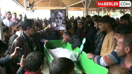 Küçük Şirin gözyaşlarıyla toprağa verildi! Mezarlıkta yakınlarından idam çağrısı