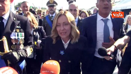 Meloni al Villaggio Difesa: "E' un bel modo per celebrare le nostre Forze Armate e il loro lavoro"