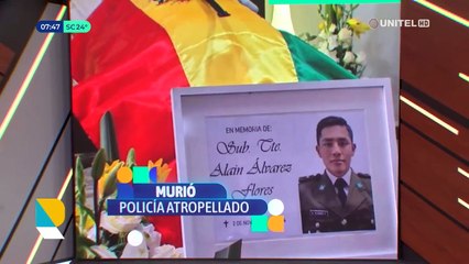 Familia de policía que falleció tras ser atropellado en el trópico pide justicia, este lunes le dan el último adiós