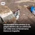 Video: ¡Desgarrador! Encontró a su padre fallecido dentro de un auto tras el paso de DANA