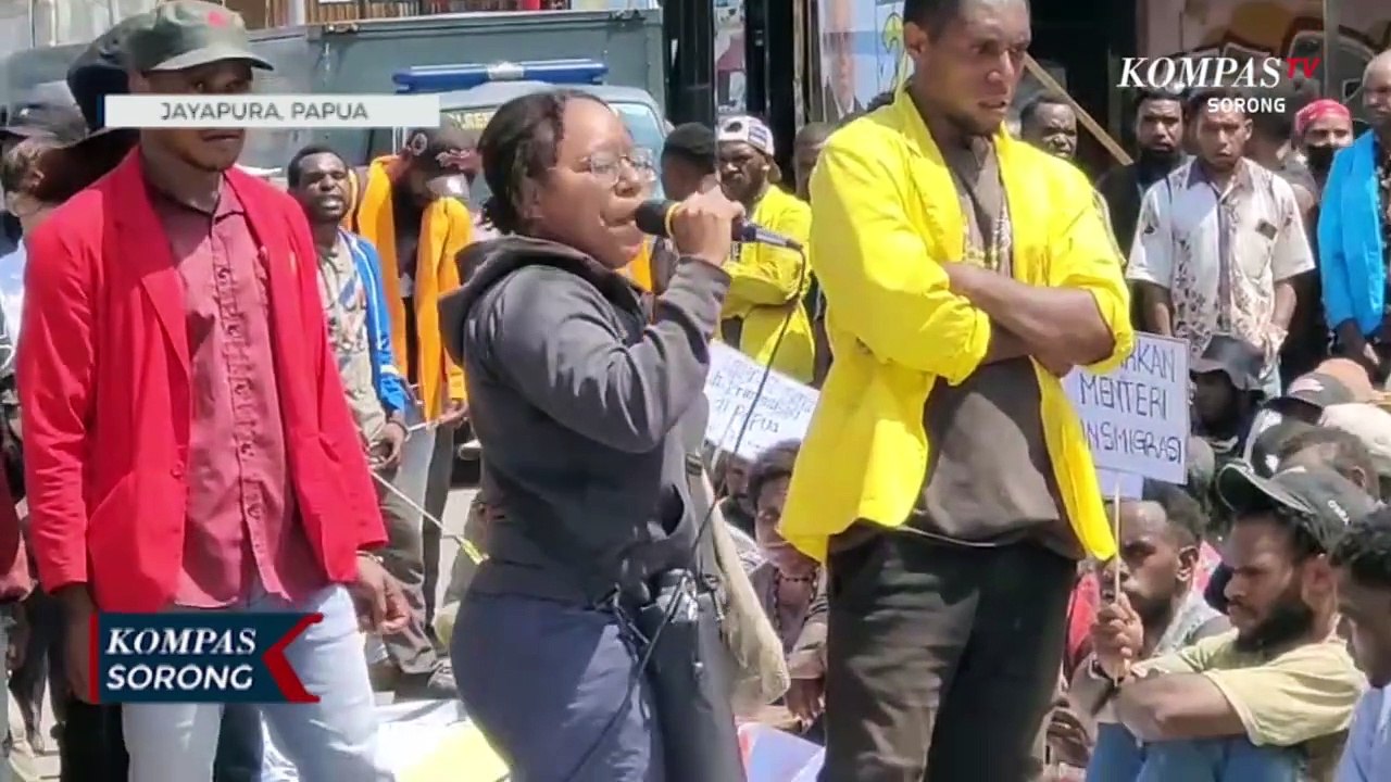 Demo Tolak Transmigrasi di Jayapura Papua dan Manokwari Papua Barat