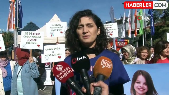 Bursa'da Organ Bağışı Haftası Farkındalık Yürüyüşü ile Başladı