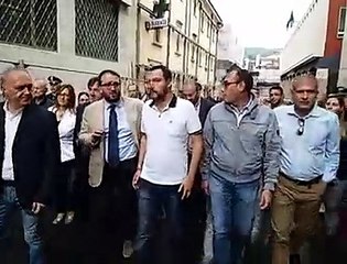 Salvini in Abruzzo: "Liberiamo L'Aquila dal sistema affaristico"
