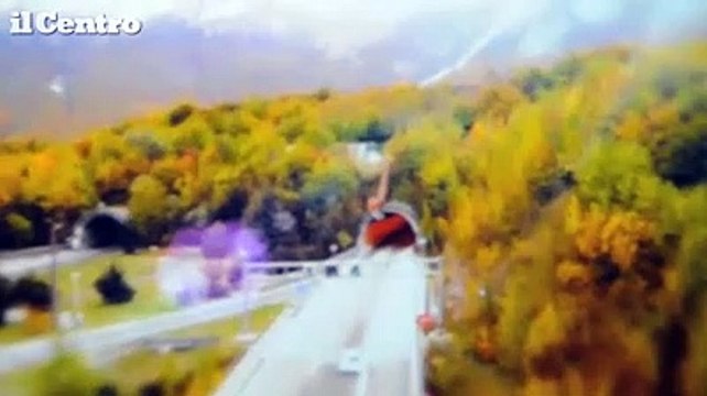 Il drone iTunnel in funzione nella galleria del Gran Sasso