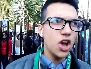 "Senza mensa addo se magna", la protesta degli universitari aquilanii