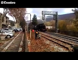 Il treno a vapore torna a fischiare in Valle Roveto