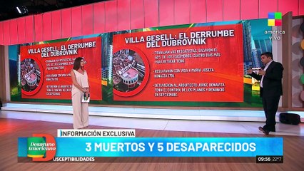 Derrumbe en Villa Gesell: tres muertos y cinco desaparecidos